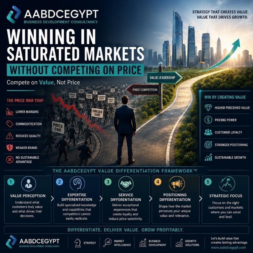 Winning in Saturated Markets Without Competing on Price